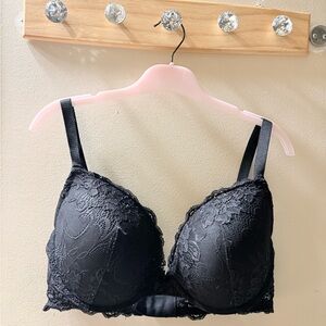 Elegant Black Lace Bra